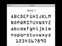 Mac OS X Lion: установка и удаление шрифтов